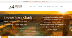 Desktop Screenshot of brewsterbaptistchurch.org